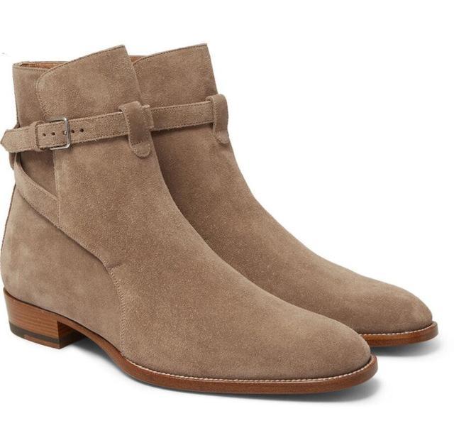 European style chelsea boots pointed 