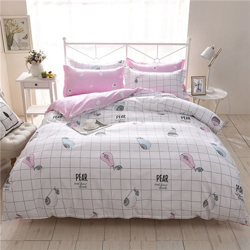 Autumn Bedding Set Super King Size Duvet Cover Purple Bedding 3