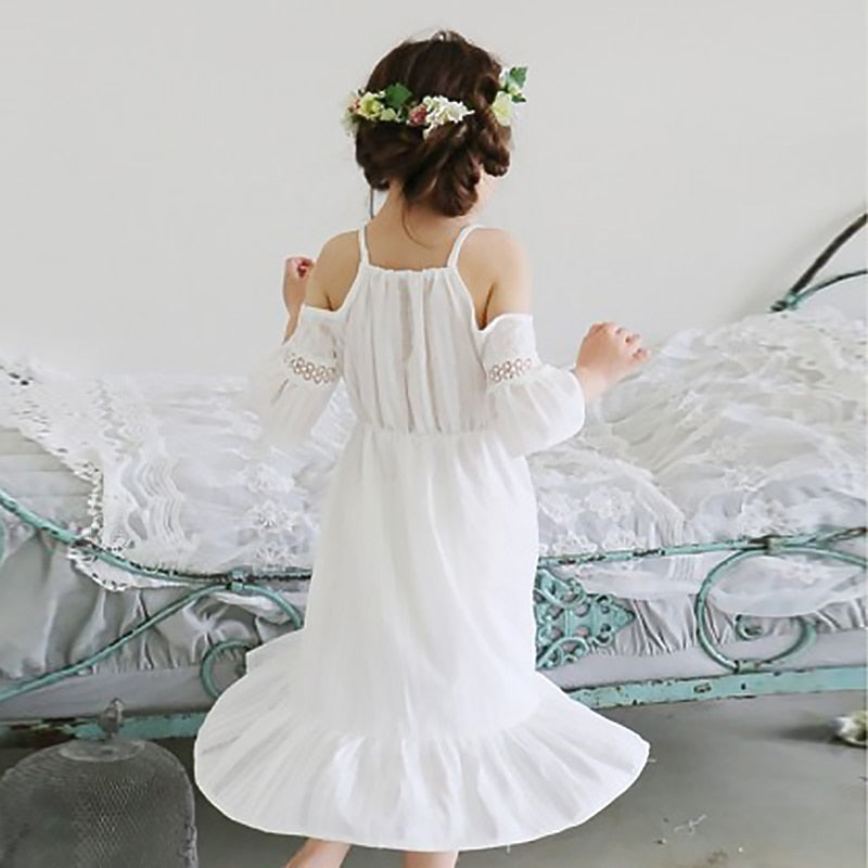 white dress for 4 year girl