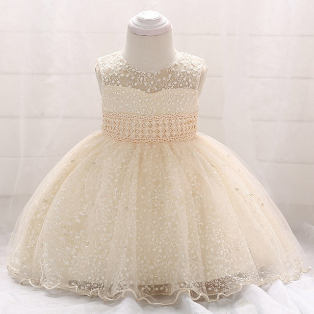 baby girl wedding gown