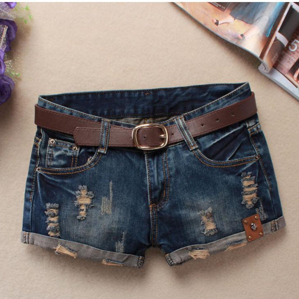 low rise womens jean shorts