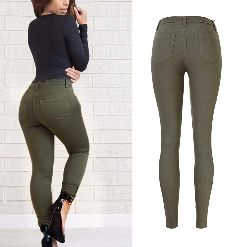 women's high waist skinny joggers