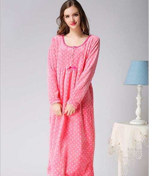 winter nightgown for ladies