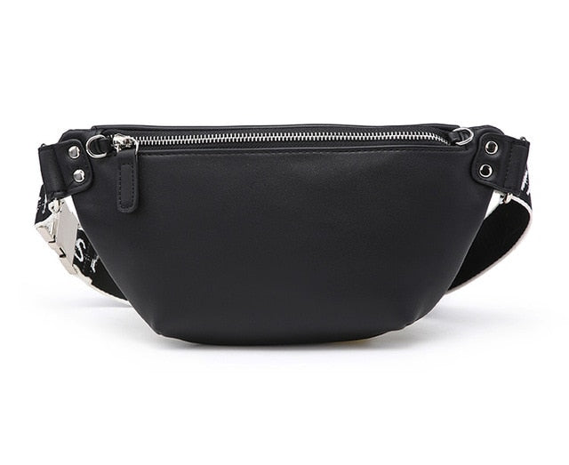 leather belt bag for women