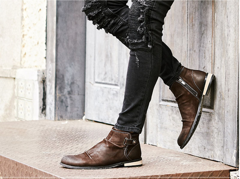 mens designer dress boots