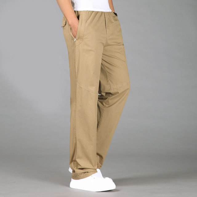 men's casual cotton pants