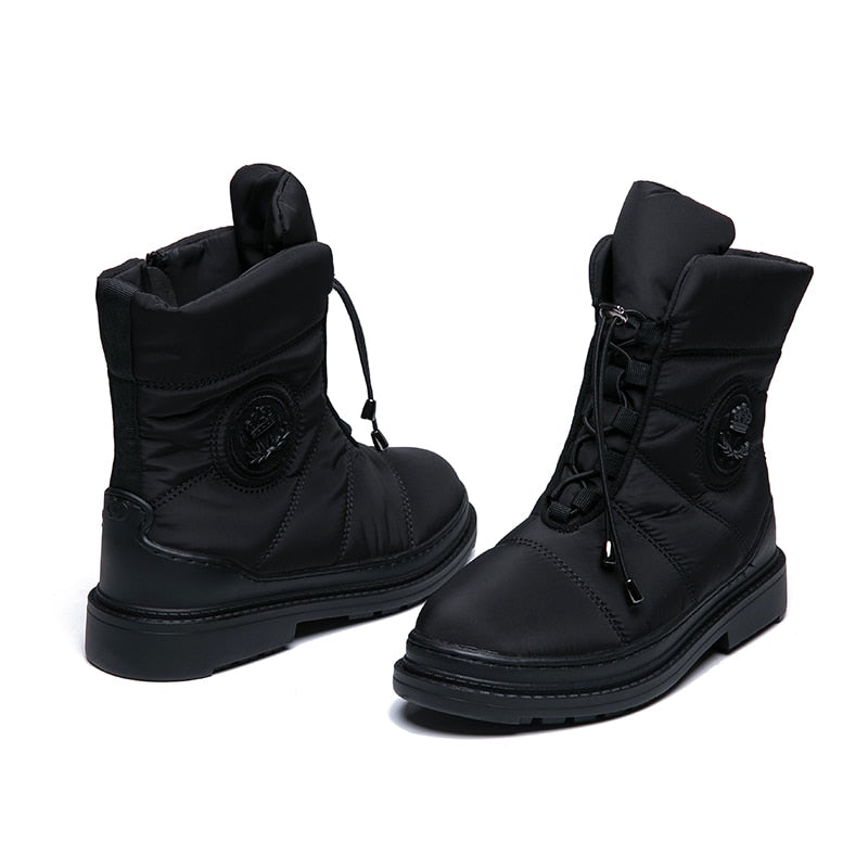 black snow boots womens