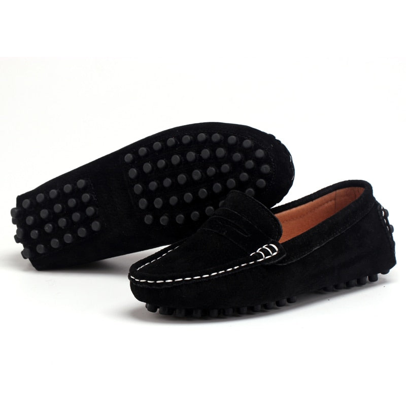 leather loafers for girls