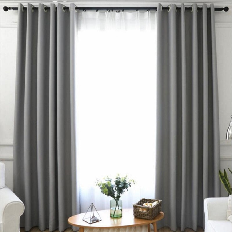 Blackout Curtains For The Bedroom Solid Colors Curtains For The Living Room Window Greey Gold Curtains Blinds Customized