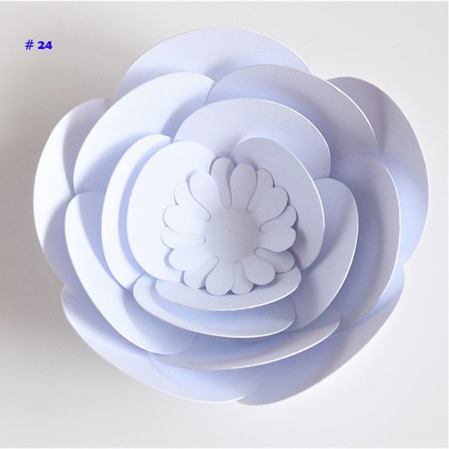 10cm Diy Paper Flowers Rose For Wedding Event Decorations