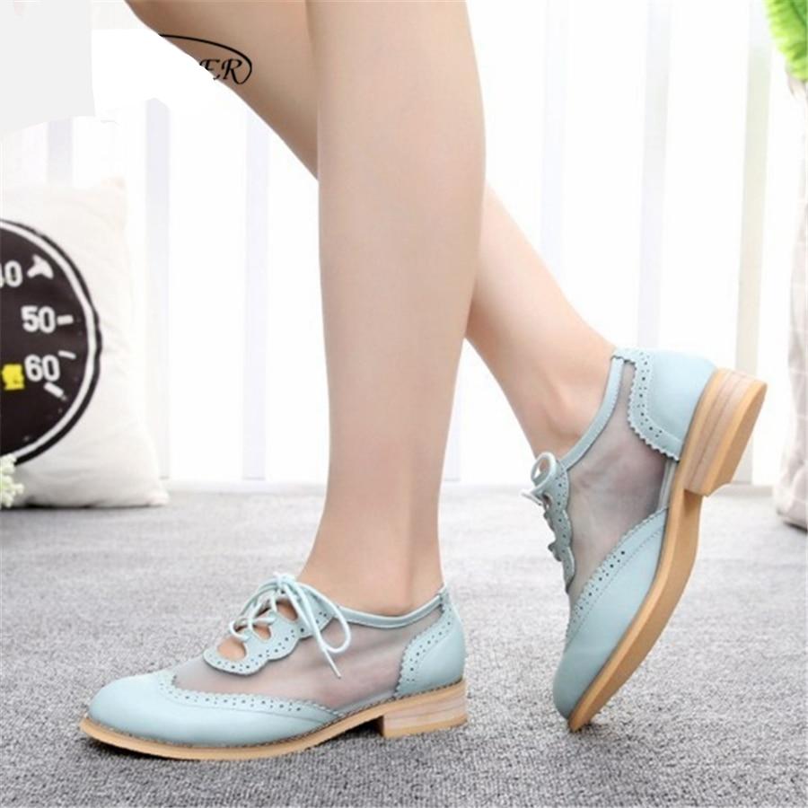womens flat oxford shoes