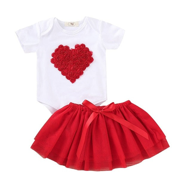 baby girl valentines outfit
