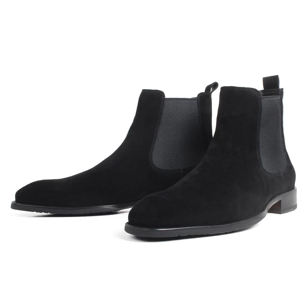 mens flat chelsea boots