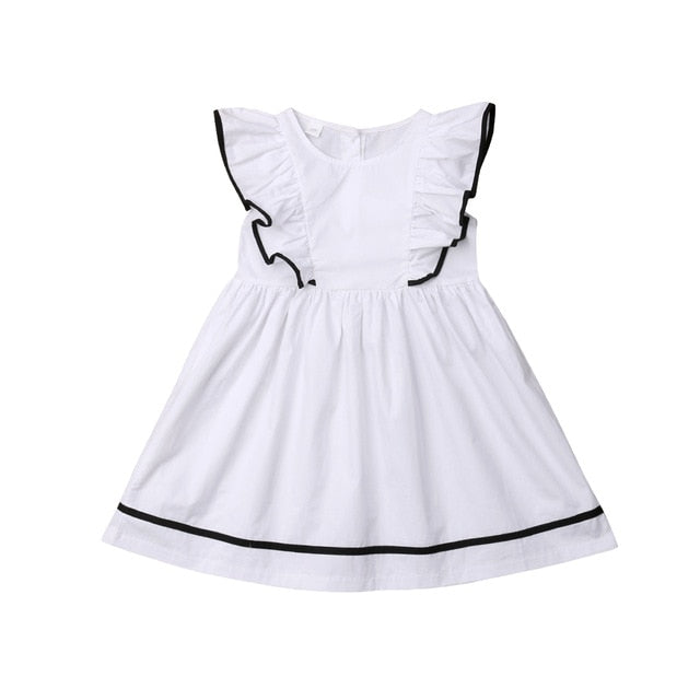 baby girl white summer dress