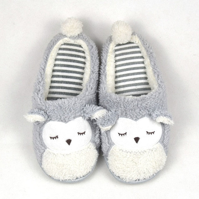 girls owl slippers