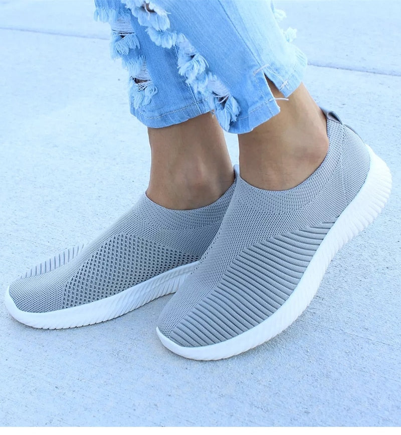 ladies casual slip on shoes