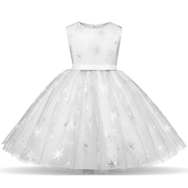 girls snowflake dress