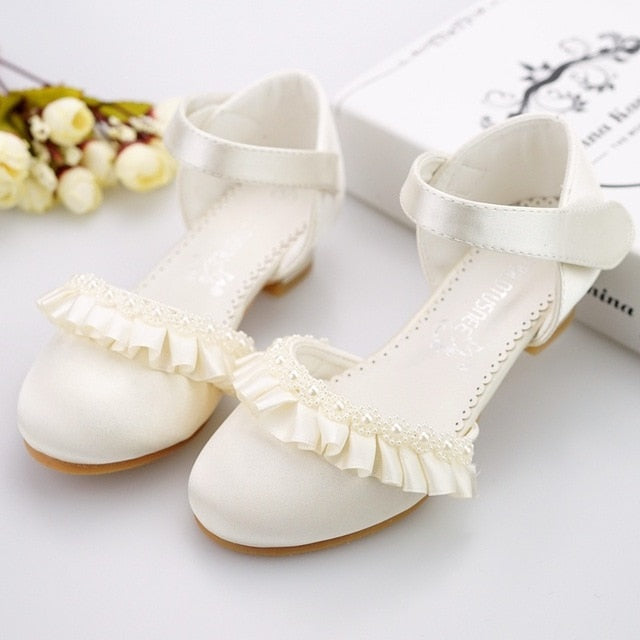 childrens white sandals