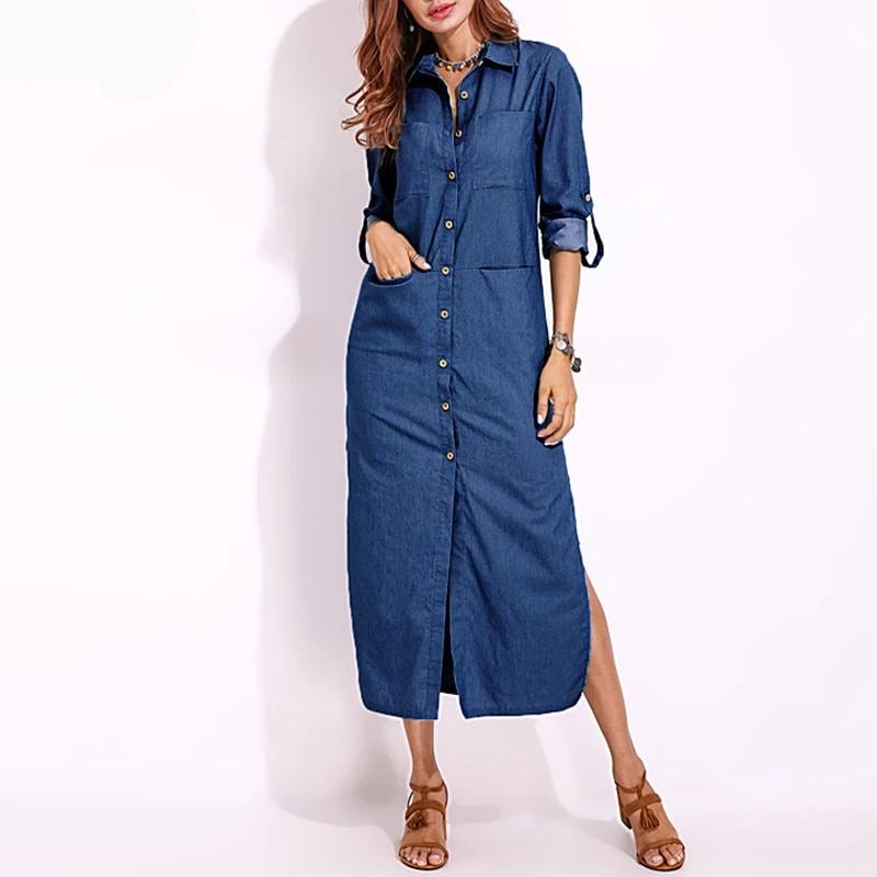 womens denim sundress