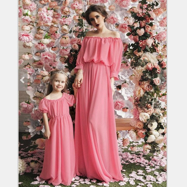 mom and daughter maxi dresses