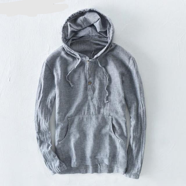 thin grey hoodie mens