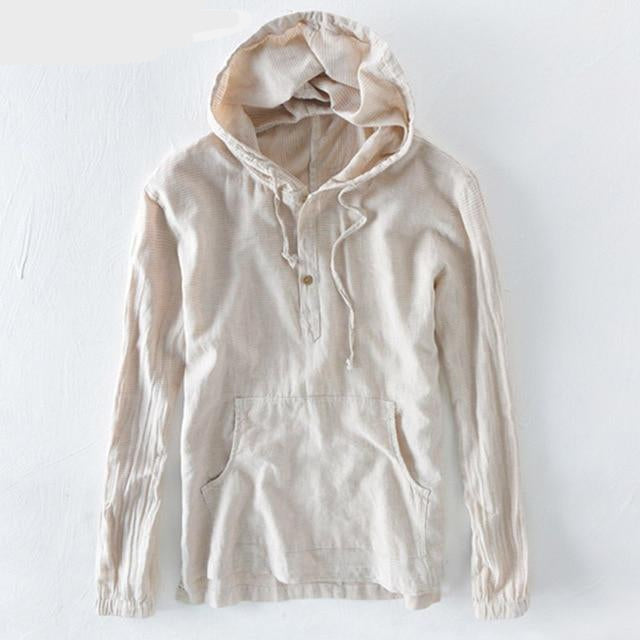 thin white hoodie mens