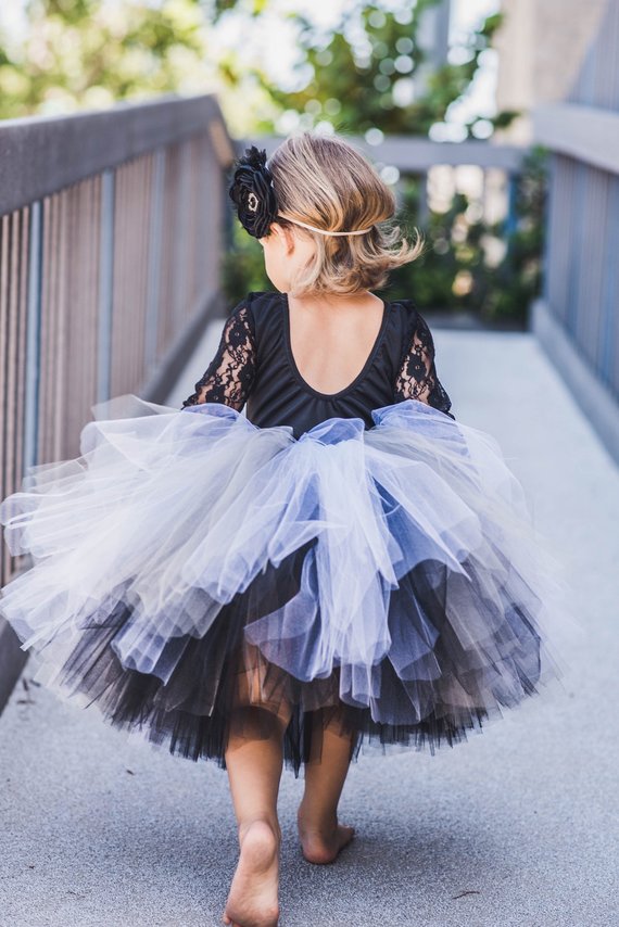 grey tutu dress baby