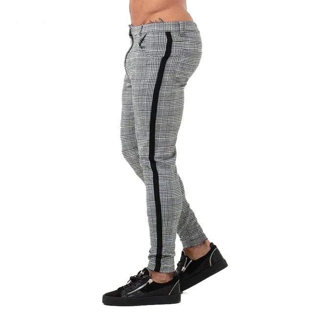 mens trousers with stripe