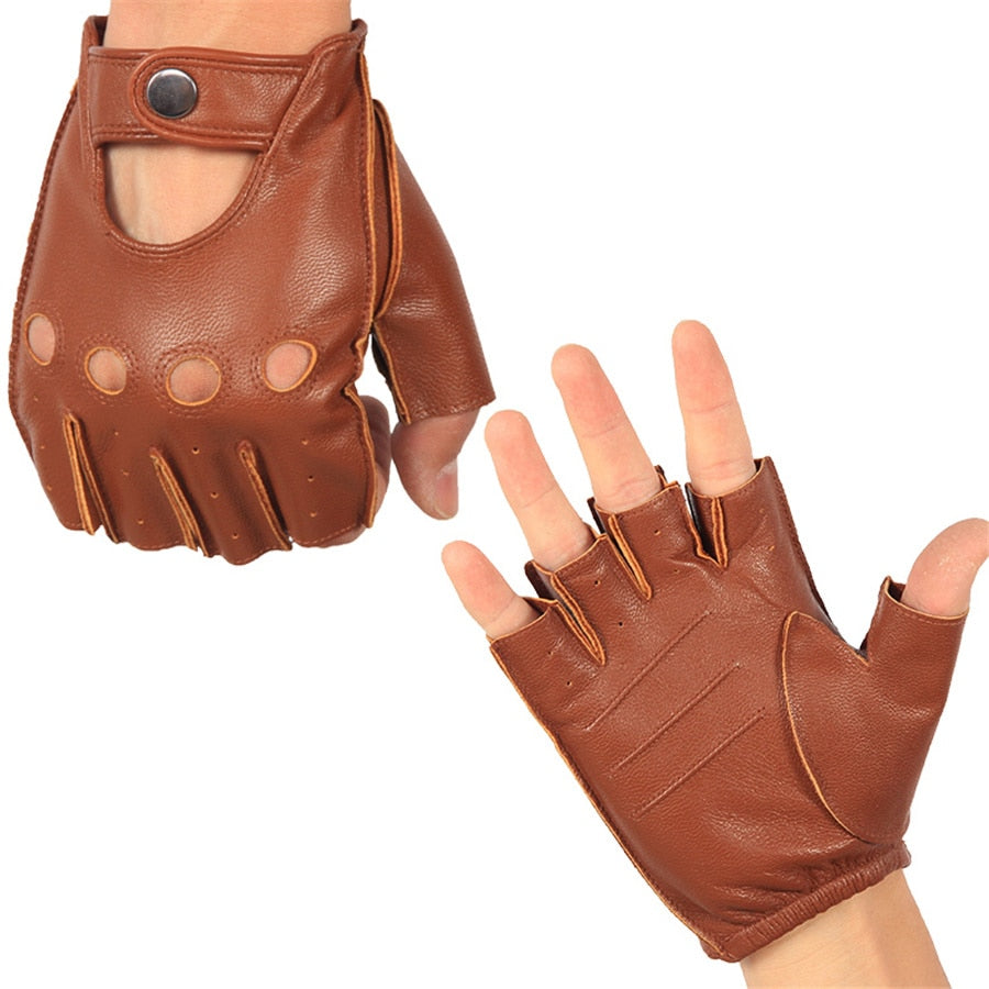 real leather gloves