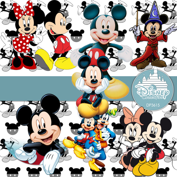 Mickey Mouse Digital Paper DP3615 | Digital Paper Shop