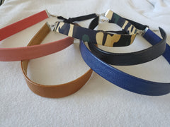 leatherette hair bands