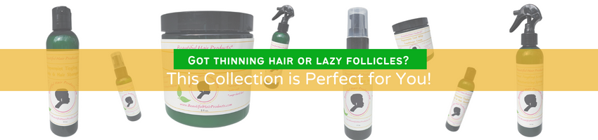 Peppermint hair care collection banner