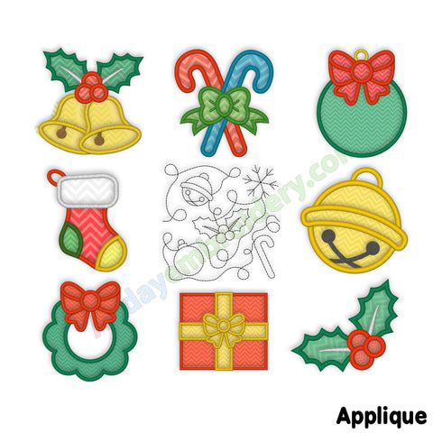 Christmas Embroidery Applique Designs. Machine embroidery designs ...