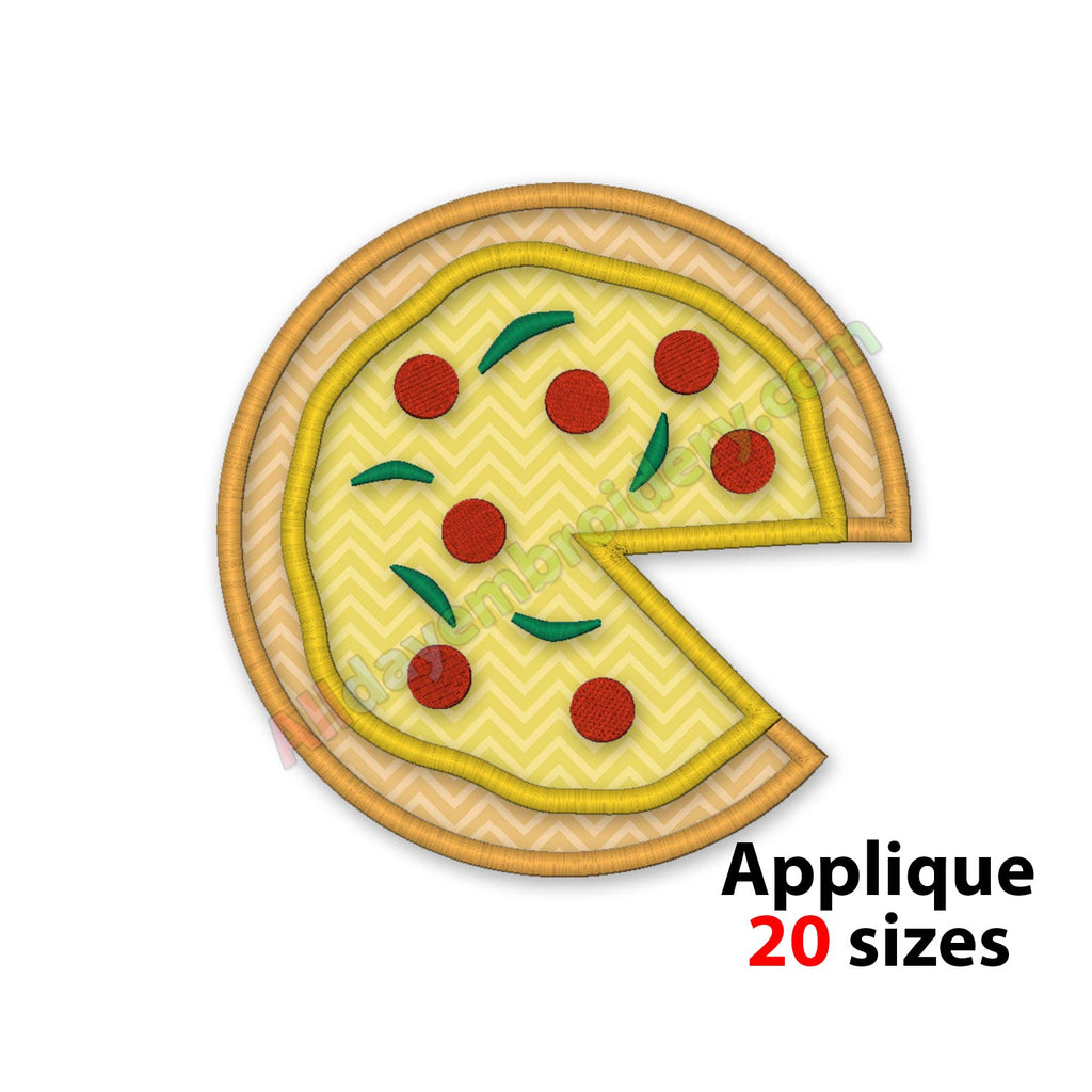 free pizza pes embroidery designs