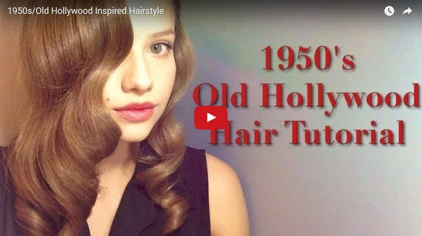 1950 Hairstyle Tutorials 30 Tutorial Videos Bold Dress