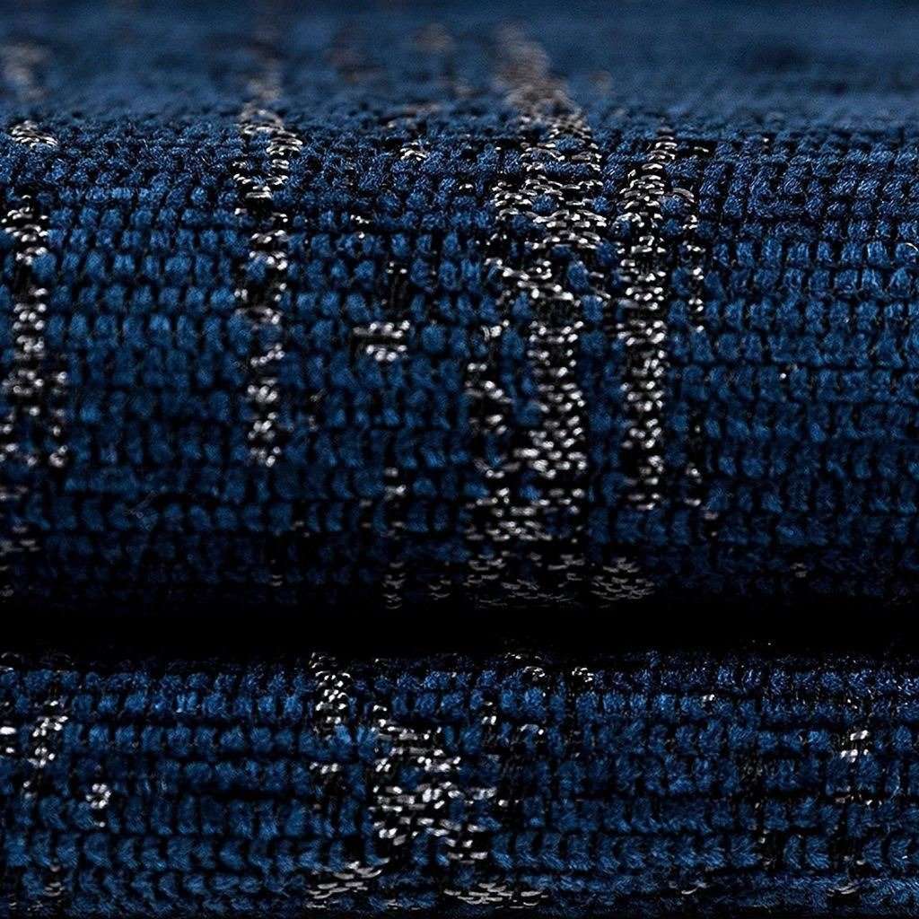 chenille fabric blue