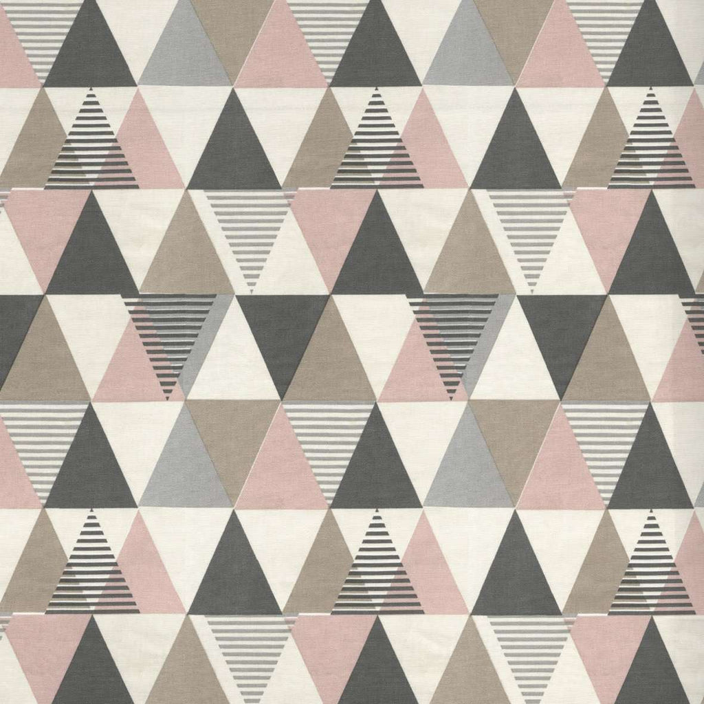 pink geometric fabric