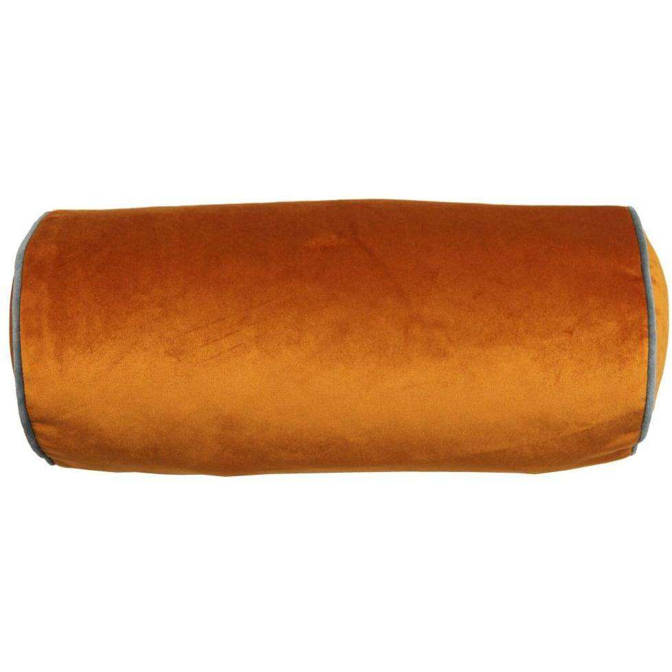 orange bolster cushion