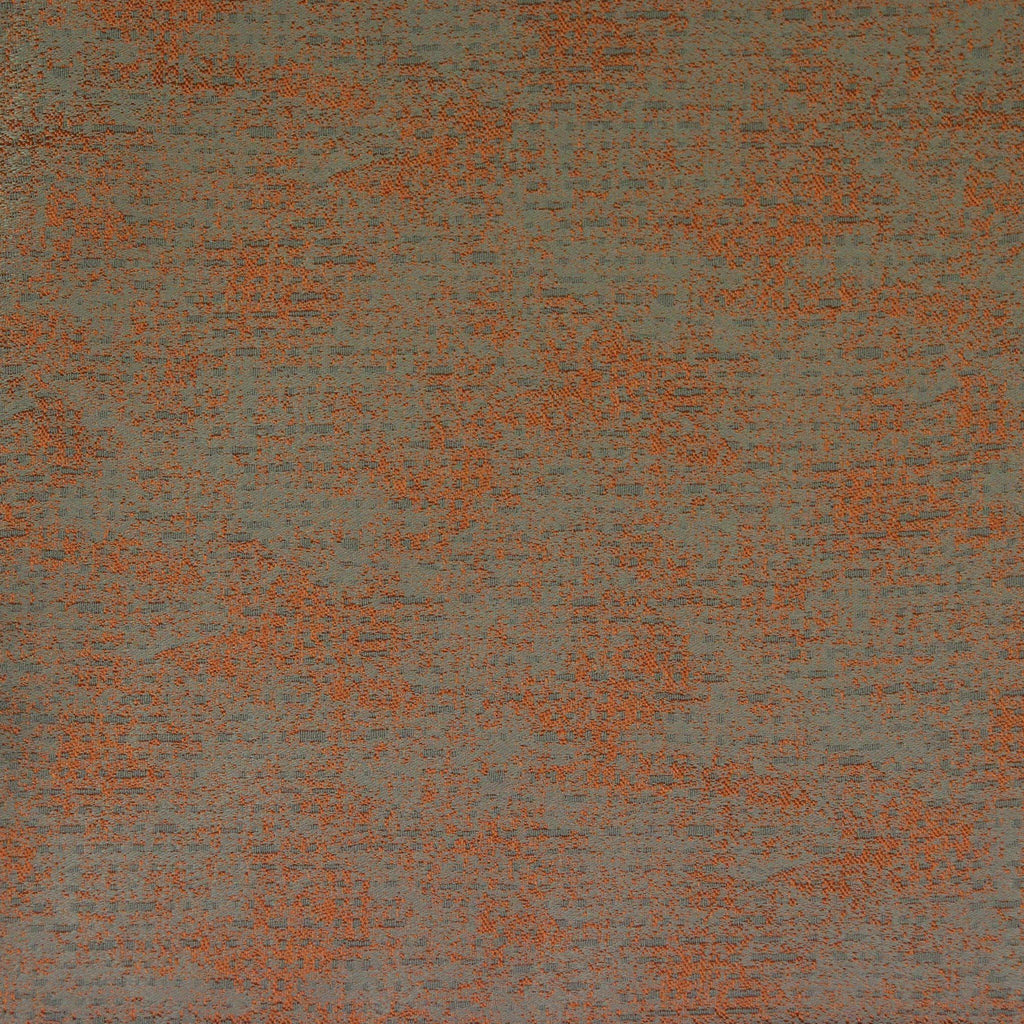 grey and orange curtain fabric