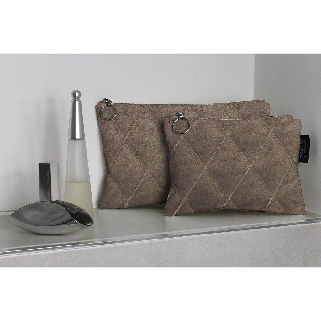 mocha clutch bag