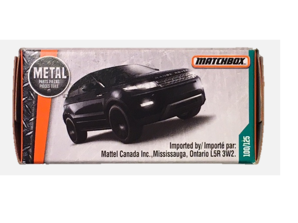 matchbox range rover evoque