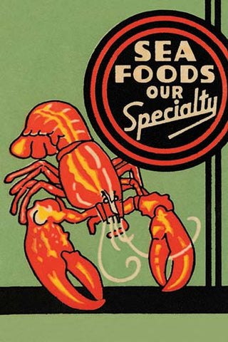 Sea Foods Our Specialty – The Pierce Archive