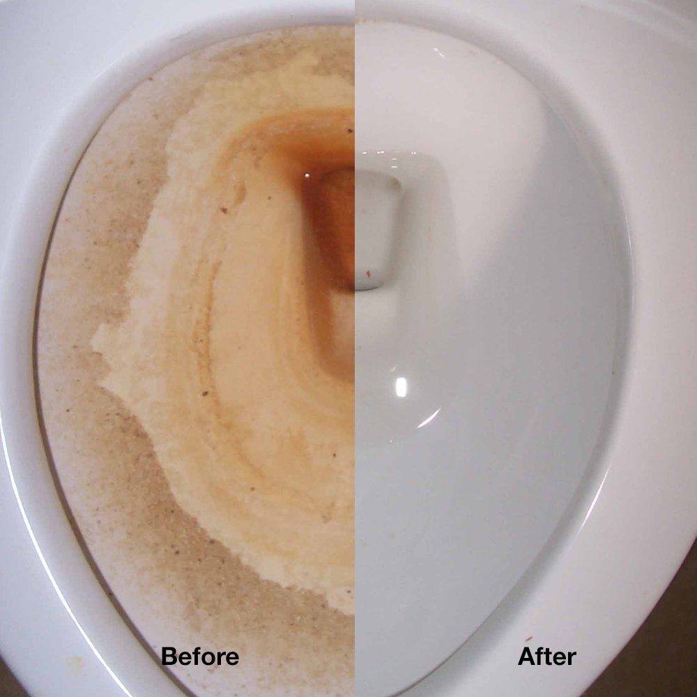 What Will Remove Rust Stains in Toilet Bowls?  Green Gobbler