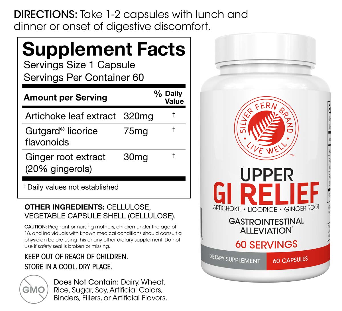 Upper GI Relief - Supplement Facts