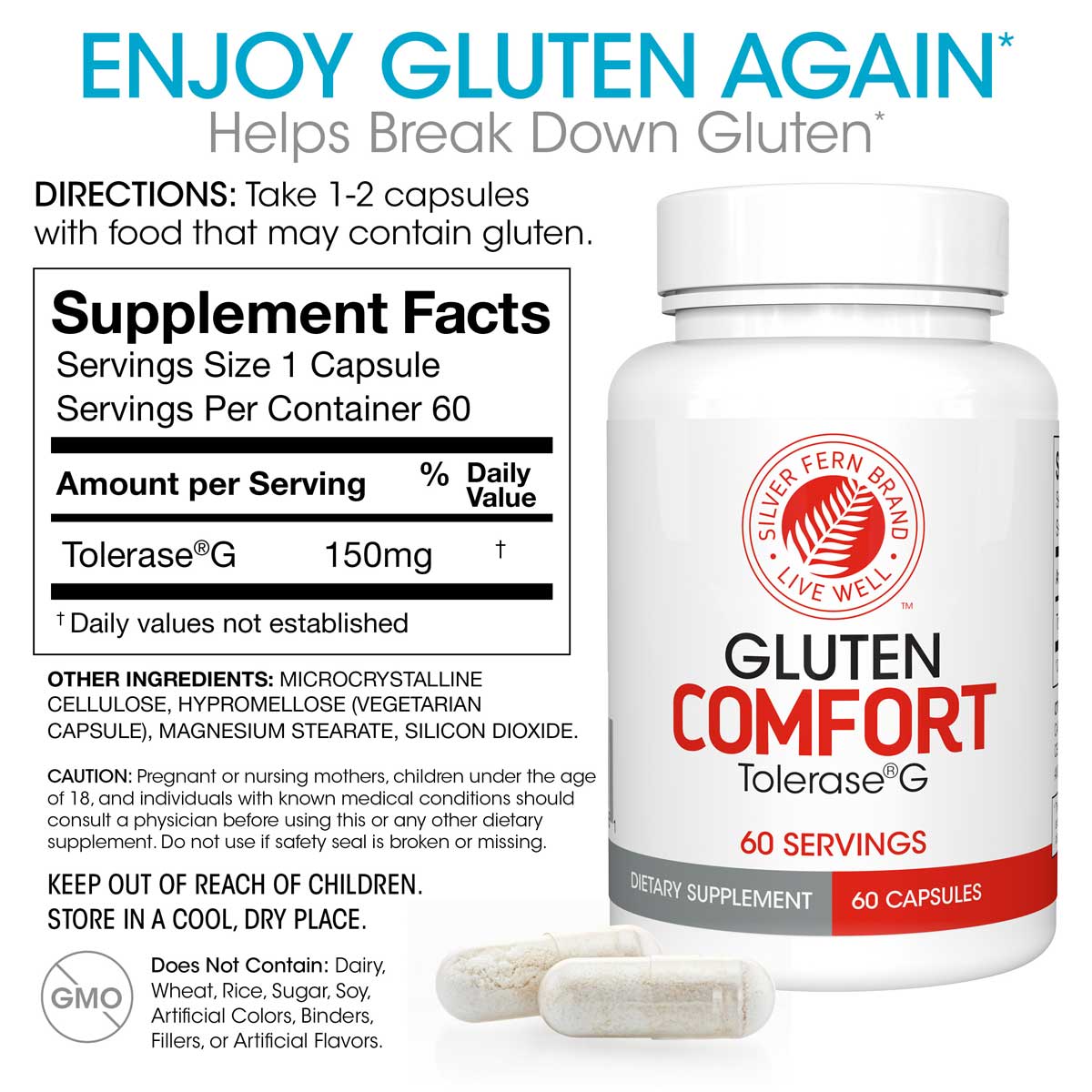 Gluten Comfort - Supplement Facts