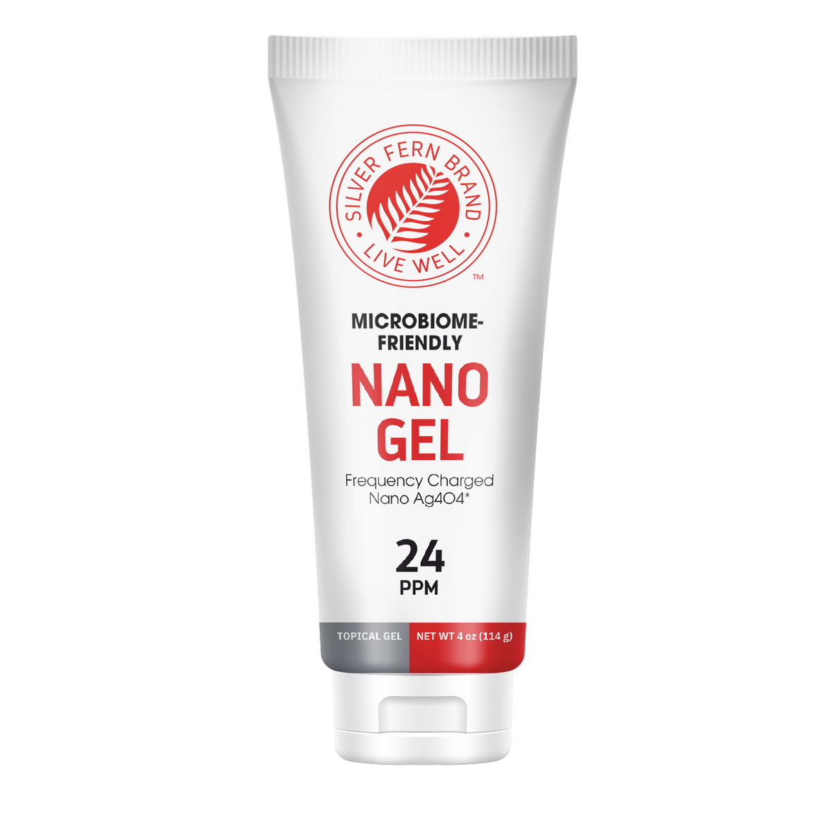 Nano Gel - Frequency Charged Silver - 24PPM