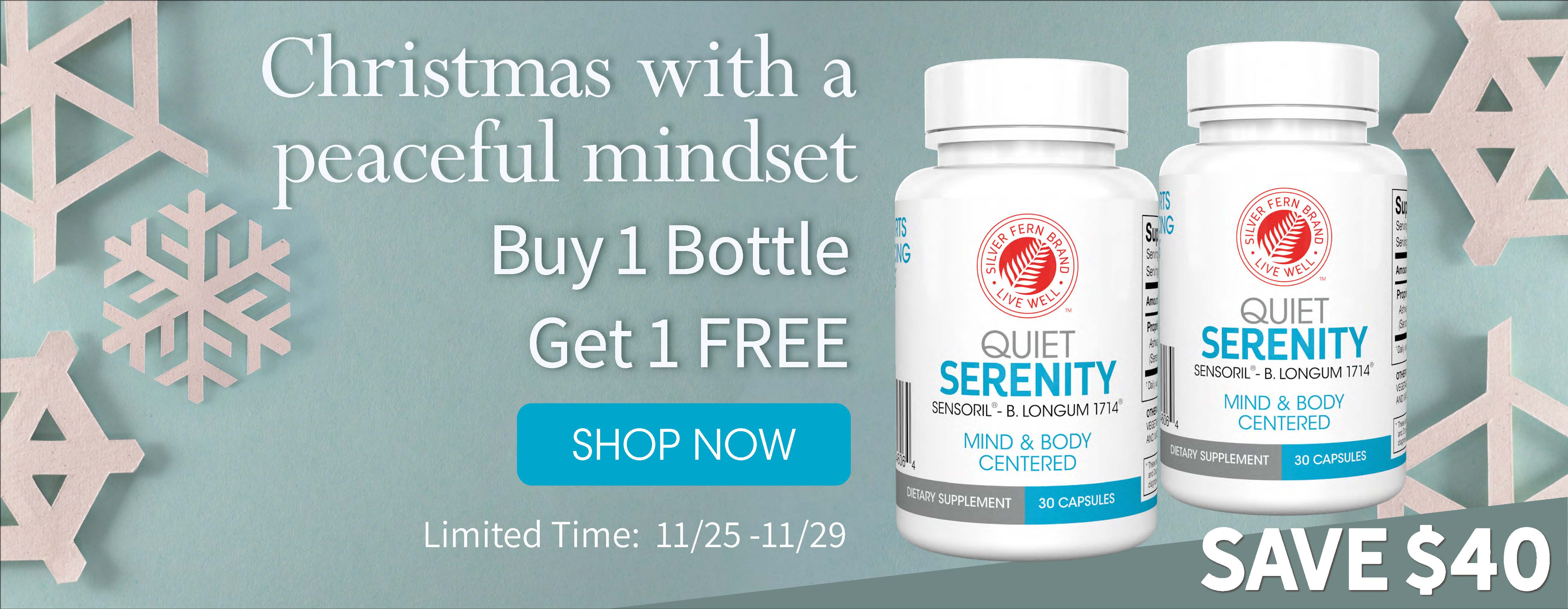 Quiet Serenity BOGO Sale