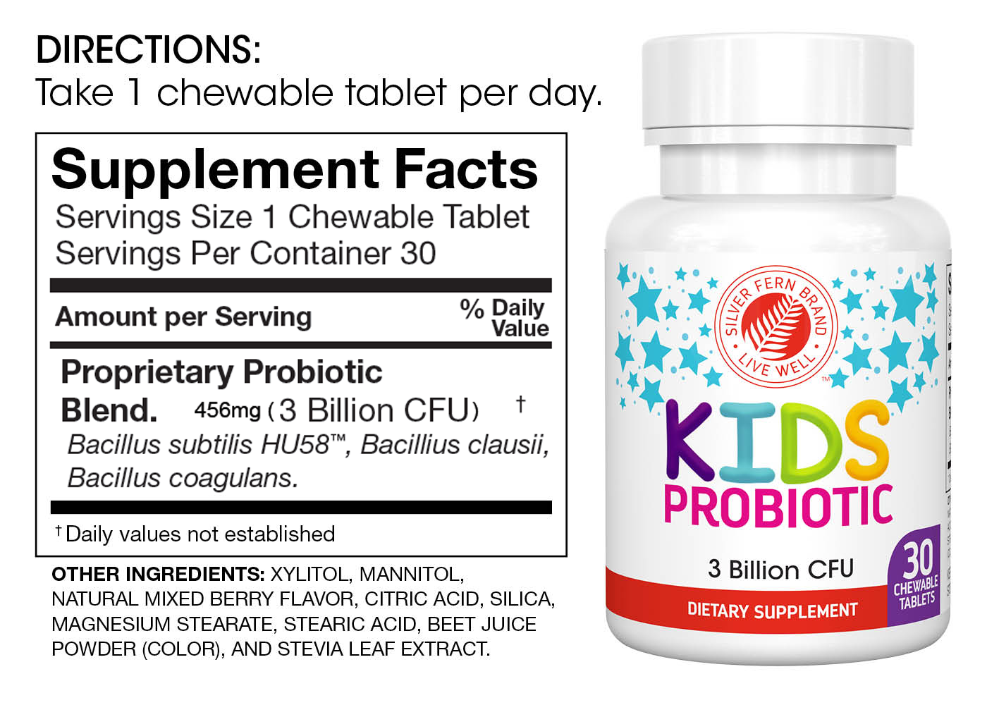 Probiotics for Kids: Chewable Tablets