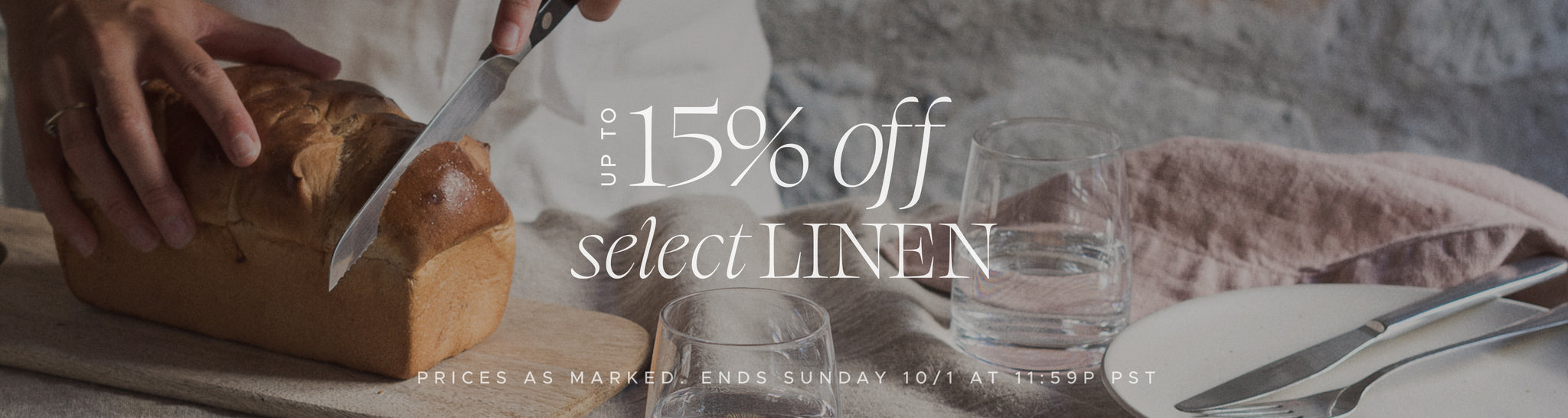 Up to 15% off flash sale ends Sunday October 1, 2023