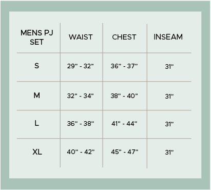 Men's Pinstripe Linen Pajamas (Ready to ship) - Rough Linen